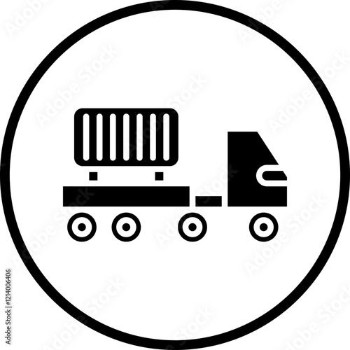 Container Truck icon style