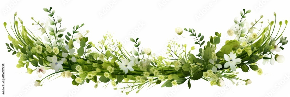 Delicate floral arrangement enhancing a bright and cheerful atmosphere. Generative AI Delicate floral arrangement enhancing a bright and cheerful atmosphere. Generative AI