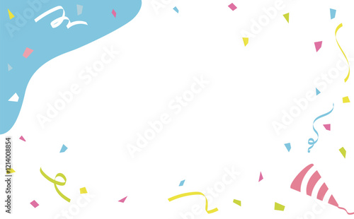 パーティーのかわいいベクターイラスト背景素材