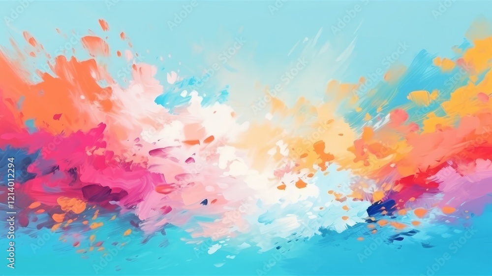 Vibrant abstract masterpiece showcasing colors in breathtaking harmony. Generative AI Vibrant abstract masterpiece showcasing colors in breathtaking harmony. Generative AI