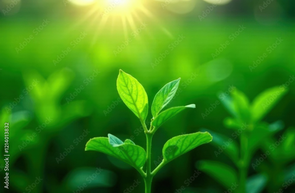 small green plant is growing in the dirt. The plant is small and has a lot of leaves small green plant is growing in the dirt. The plant is small and has a lot of leaves