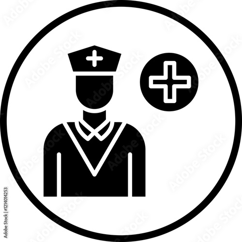 Caregiver Male icon style