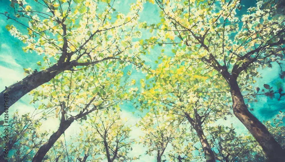 Fototapeta premium 葉桜