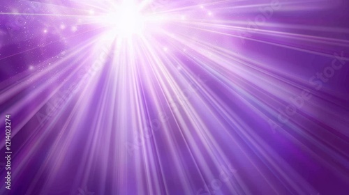 Radiant Purple Light Rays Background.