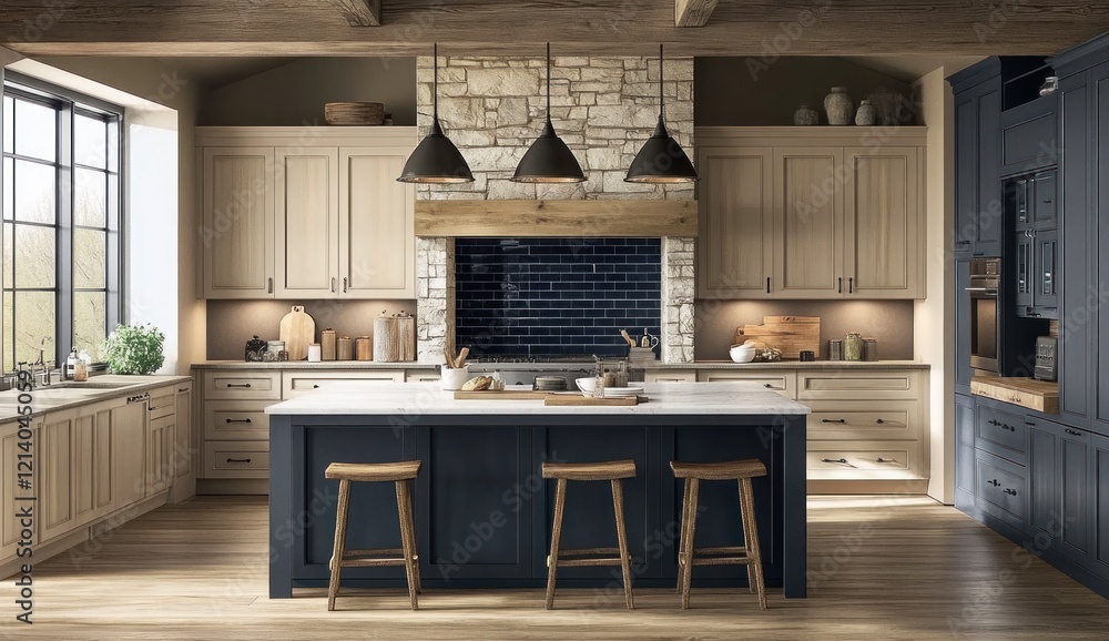 Modern Farmhouse Kitchen Design: Elegant Blend of Rustic Charm and Contemporary Style Modern Farmhouse Kitchen Design: Elegant Blend of Rustic Charm and Contemporary Style