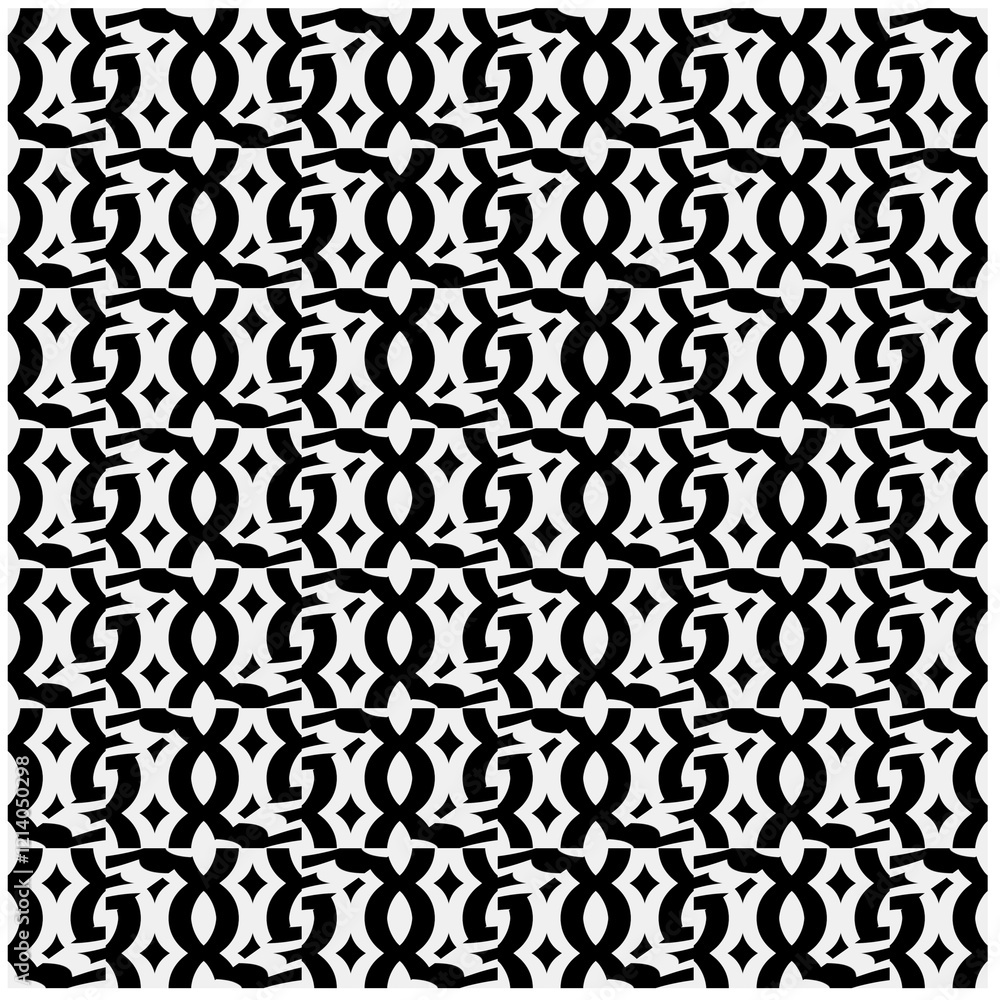 Seamless pattern with repeating abstract shapes.Black and white texture.Design element for prints, decoration, cover, textile,wallpaper, background, wrapping paper, clothing, fabric, package, cards. Seamless pattern with repeating abstract shapes.Black and white texture.Design element for prints, decoration, cover, textile,wallpaper, background, wrapping paper, clothing, fabric, package, cards.