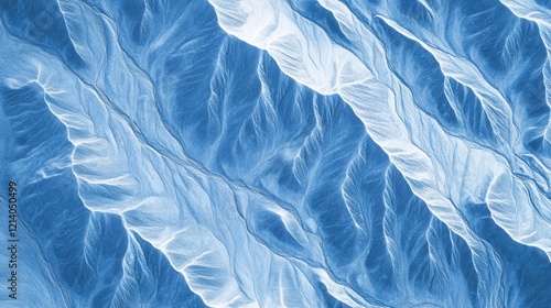 Wallpaper Mural Soft Light on Snowy Ice Textures in Winter Landscape Torontodigital.ca