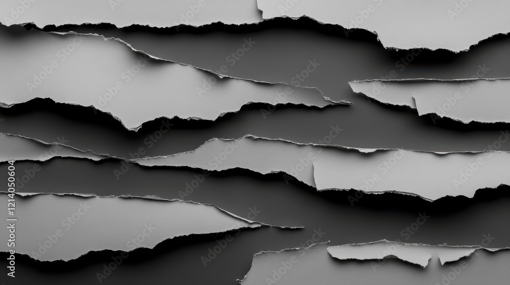 Fototapeta premium Abstract Torn Paper Background Texture.