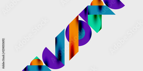 Vibrant abstract background circles with smooth gradients, creating a dynamic and modern design. Ideal for creative, tech, or contemporary-themed projects