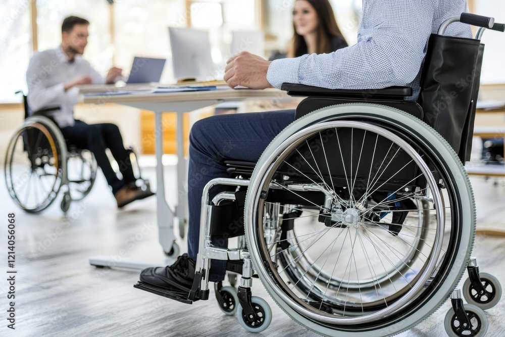 Empowering diversity in hiring professionals with disabilities office setting inspiring collaboration Empowering diversity in hiring professionals with disabilities office setting inspiring collaboration