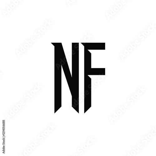 Free Download NF monogram logo design letter text name symbol monochrome logotype alphabet character simple logo - GFXLoad