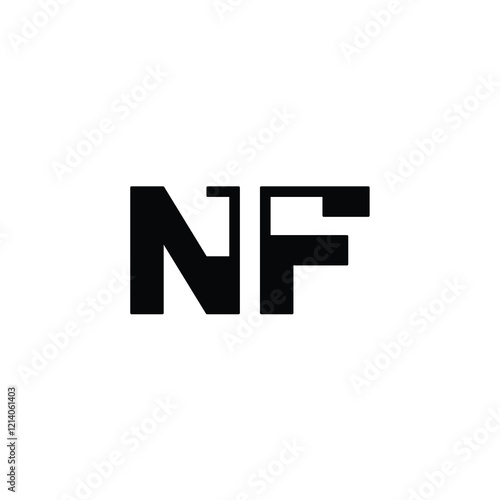 Free Download NF monogram logo design letter text name symbol monochrome logotype alphabet character simple logo - GFXLoad