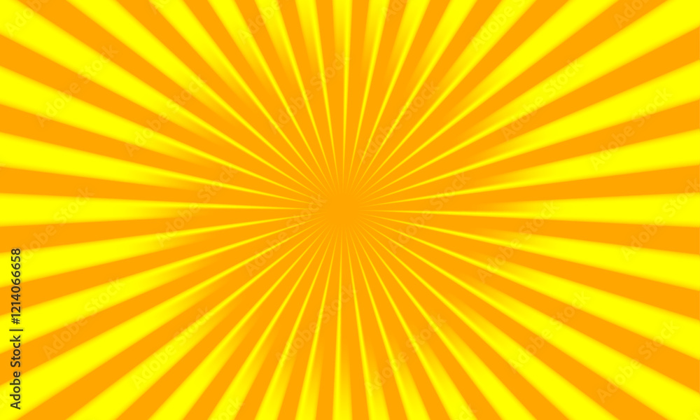 starburst yellow abstract background element of design. orange sunburst - sunray vector illustration