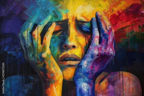 Background by the world bipolar day theme