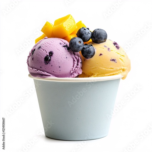 blueberry cream