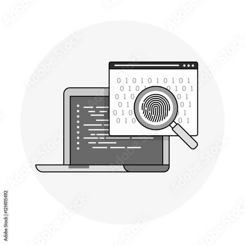 Penetration Testing Icon Representing Vulnerability Exploitation, Security Hardening, and Cyber Risk Analysis