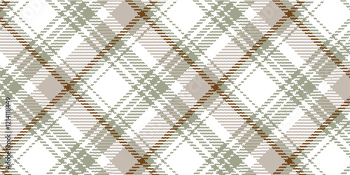 Vector checkered pattern or plaid pattern. Tartan, textured seamless twill for flannel shirts, duvet covers, other autumn winter textile mills. Vector Format