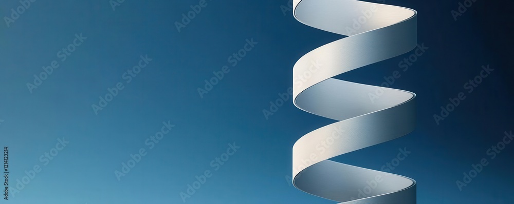 Abstract spiral design in contrasting light and shadow. Abstract spiral design in contrasting light and shadow.