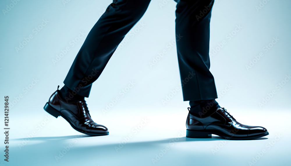 Elegant Dark Trousers and Polished Oxfords: A Stylish Step Elegant Dark Trousers and Polished Oxfords: A Stylish Step