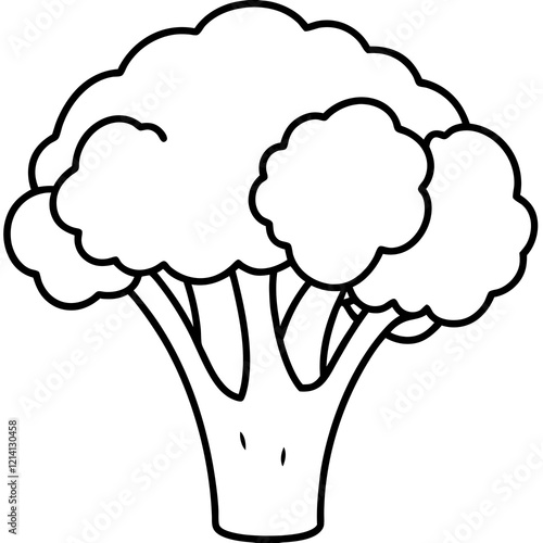 Creative Broccoli Art in Vector