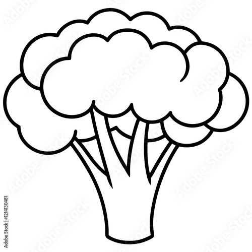 Creative Broccoli Art in Vector