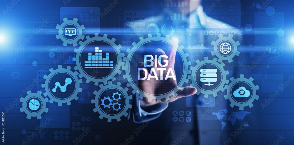 Big data analytics platform, business intelligence and modern technology concept on vitual screen. Big data analytics platform, business intelligence and modern technology concept on vitual screen.