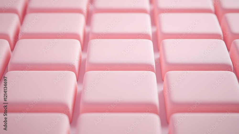 Close-Up of Soft Pink Keyboard Keys with Smooth Surface and Minimalist Design in Modern Aesthetic Close-Up of Soft Pink Keyboard Keys with Smooth Surface and Minimalist Design in Modern Aesthetic