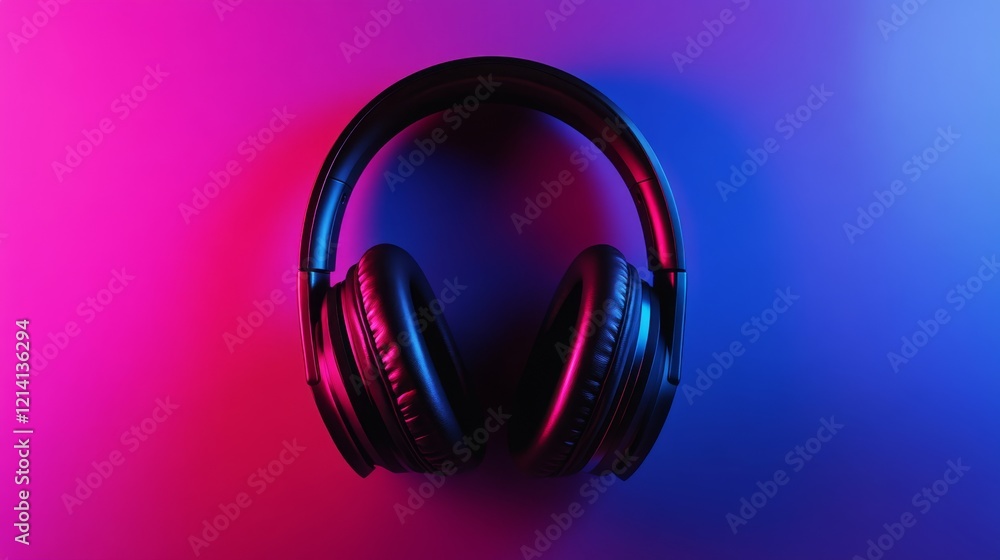 wireless headphones with a slight glow background wireless headphones with a slight glow background