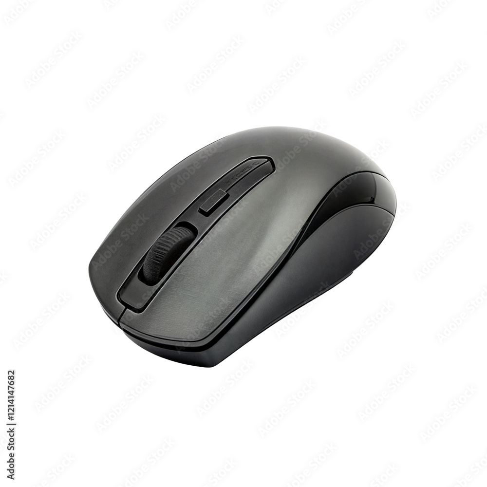 Sleek Wireless Mouse: A modern, ergonomic wireless mouse in dark gray, ideal for productivity and seamless computing. The image showcases its smooth curves and functional design. Sleek Wireless Mouse: A modern, ergonomic wireless mouse in dark gray, ideal for productivity and seamless computing. The image showcases its smooth curves and functional design.