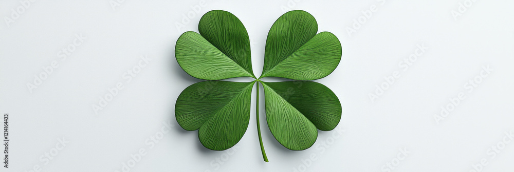 A minimalist close-up of a three-leaf clover against a clean white background, emphasizing its natural symmetry and delicate structure, A minimalist close-up of a three-leaf clover against a clean white background, emphasizing its natural symmetry and delicate structure,