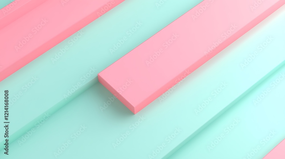 Soft Pastel Pink and Mint Green Rectangles in Modern Abstract Design for Creative Projects and Backgrounds Soft Pastel Pink and Mint Green Rectangles in Modern Abstract Design for Creative Projects and Backgrounds