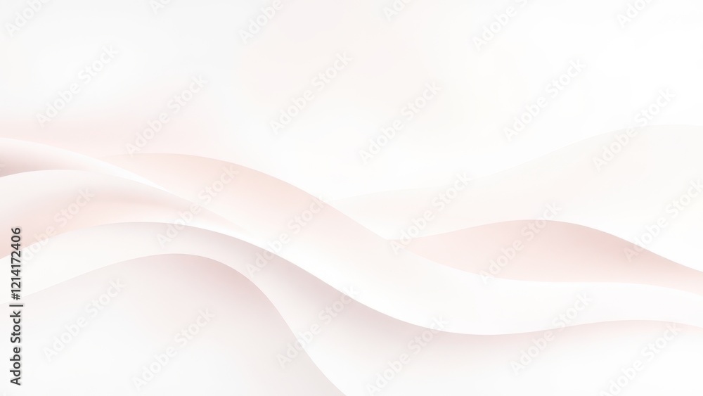 Obraz premium there is a white background with a wavy pattern and a light pink background, 