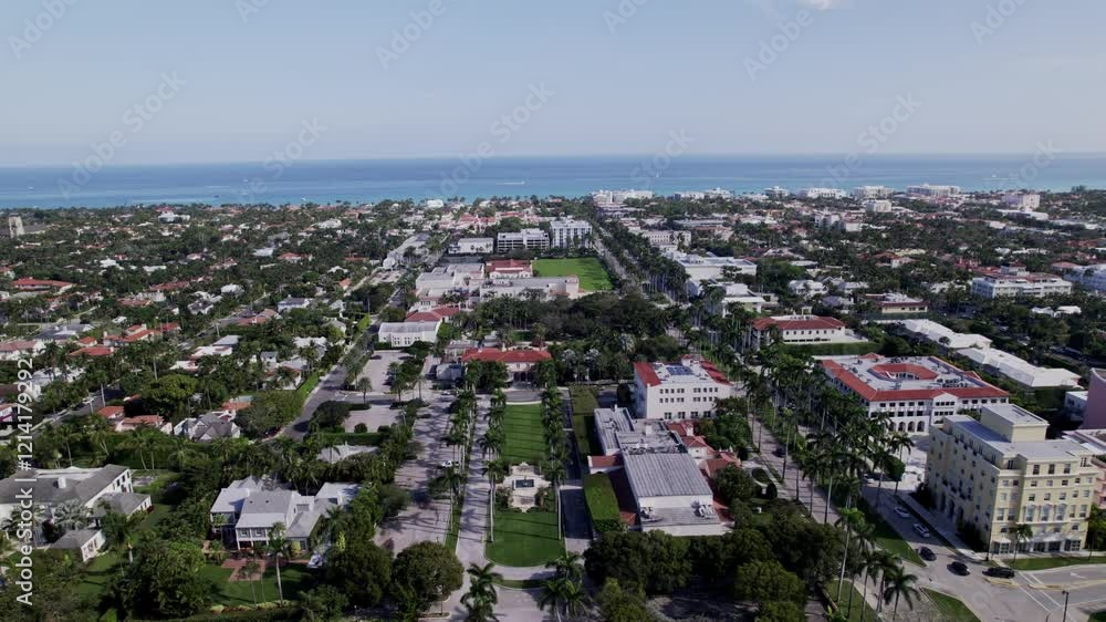 Dolly Shot of Downtown West Palm Beach Skyline Dolly Shot of Downtown West Palm Beach Skyline