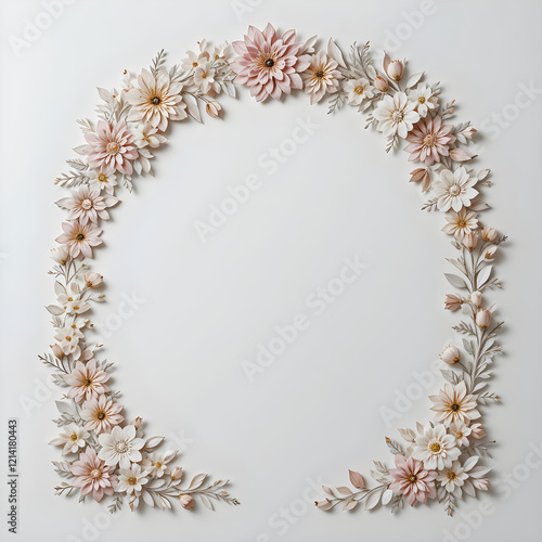 Wallpaper Mural Frame fresh flowers  Torontodigital.ca