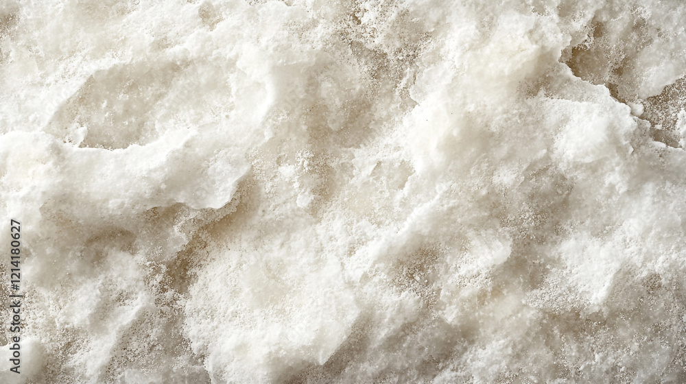 Natural mineral salt surface with unique texture in sunlight Natural mineral salt surface with unique texture in sunlight