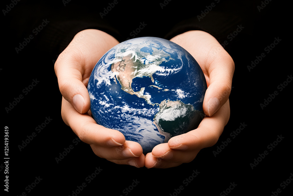 Earth in Hands: Symbolizing Sustainability, Global Unity, Environmental Conservation, and Climate Change Awareness Earth in Hands: Symbolizing Sustainability, Global Unity, Environmental Conservation, and Climate Change Awareness