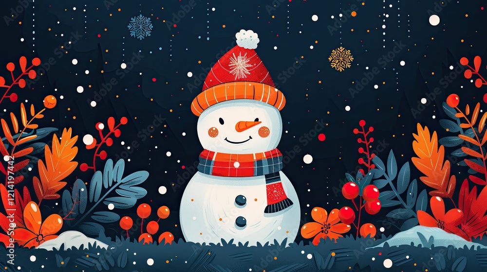 Naklejka premium A misplaced New Year’s resolution sparks change in this inspiring flat design holiday illustration