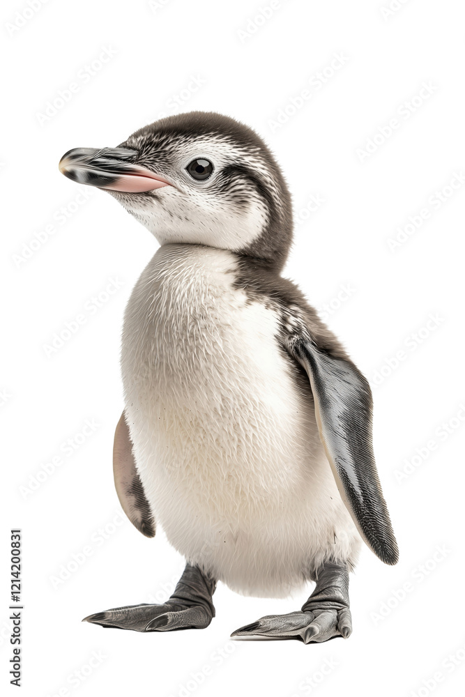 a real Penguin, no shadow, cut out, isolated on a transparent background a real Penguin, no shadow, cut out, isolated on a transparent background