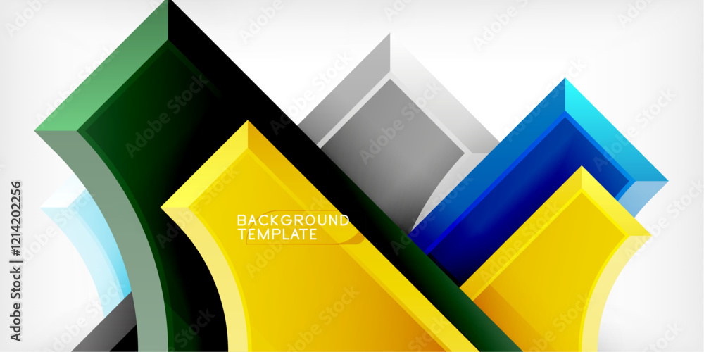 Geometric design abstract background - circles and triangles Geometric design abstract background - circles and triangles