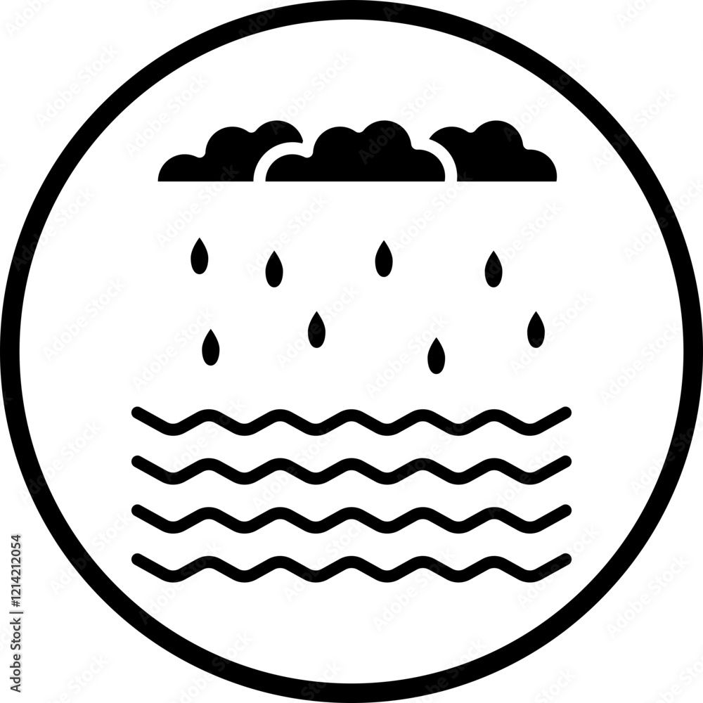 Ocean Vector Icon Style Ocean Vector Icon Style