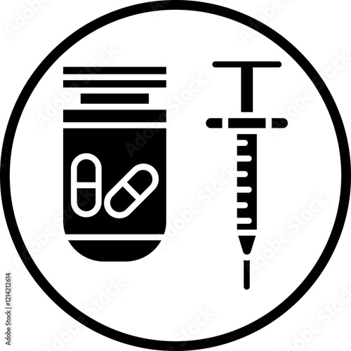 Steroids Vector Icon Style