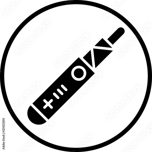 Vaping Addiction Vector Icon Style
