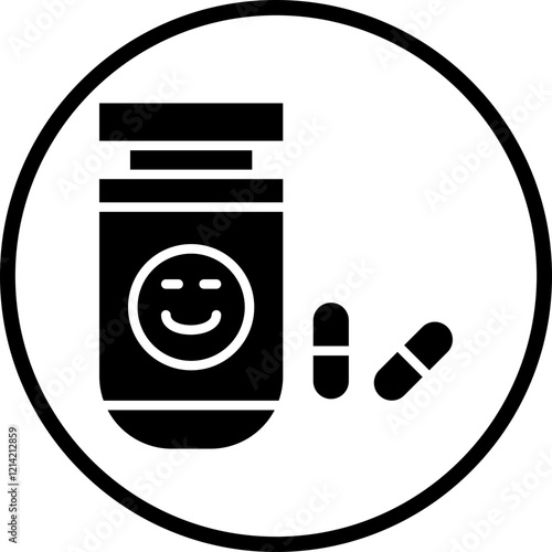 Antidepressants Vector Icon Style