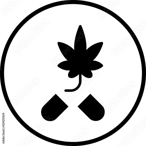 Hashish Vector Icon Style