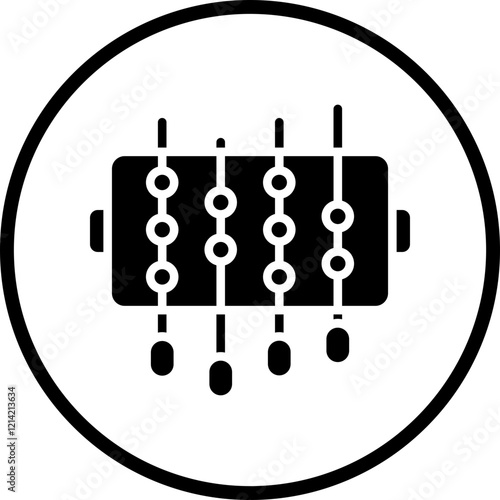 Foosball Vector Icon Style