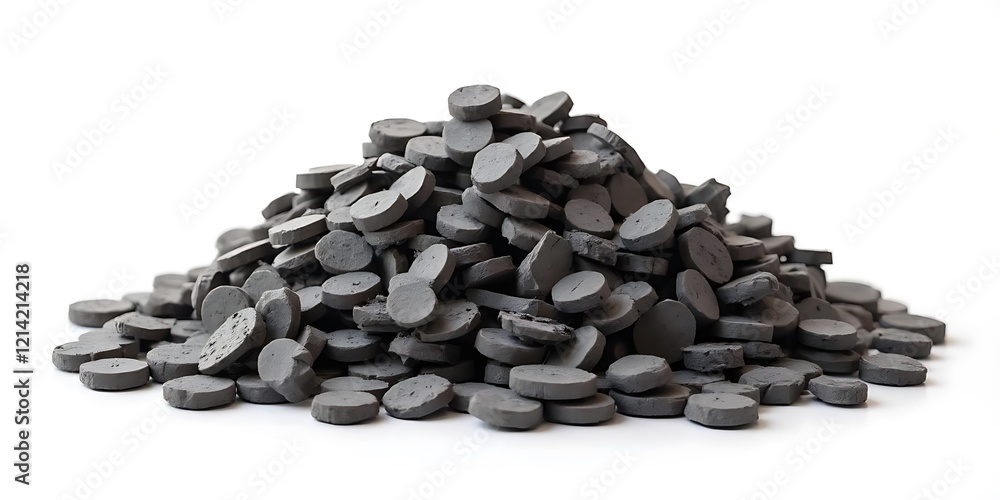 Dark Gray Disc Shaped Pellets Bulk Supply Dark Gray Disc Shaped Pellets Bulk Supply