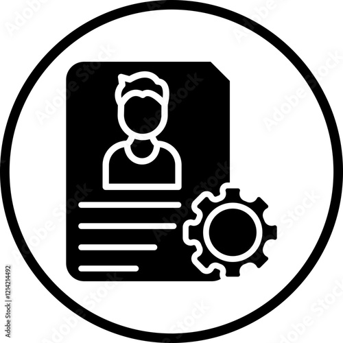 De Identification Vector Icon Style