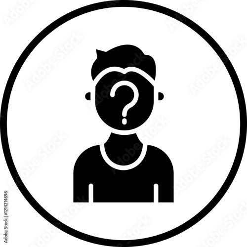 Anonymisation Vector Icon Style