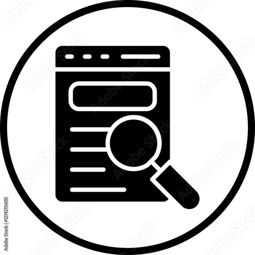 Disclosure Vector Icon Style