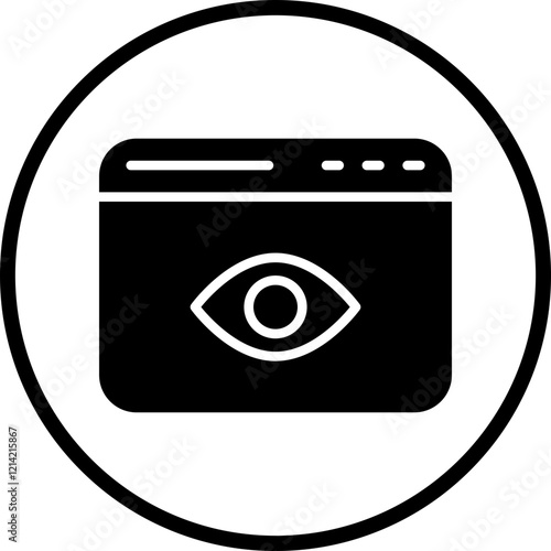Views Vector Icon Style